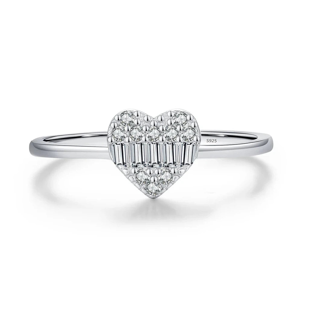 Sterling Silver Classic Heart Ring