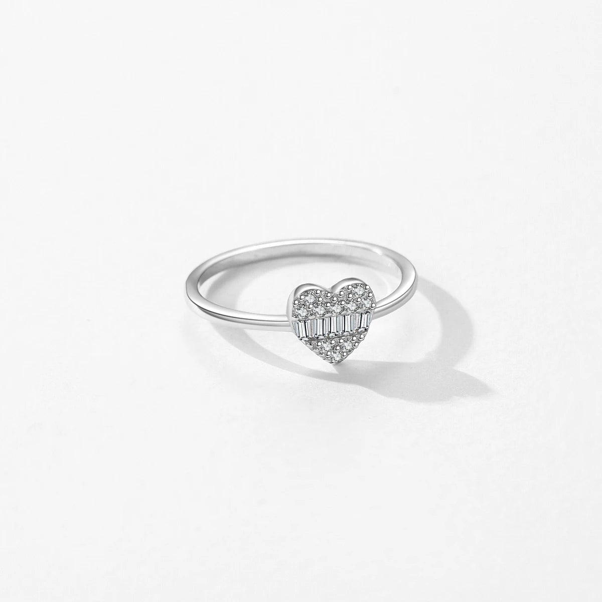 Sterling Silver Classic Heart Ring