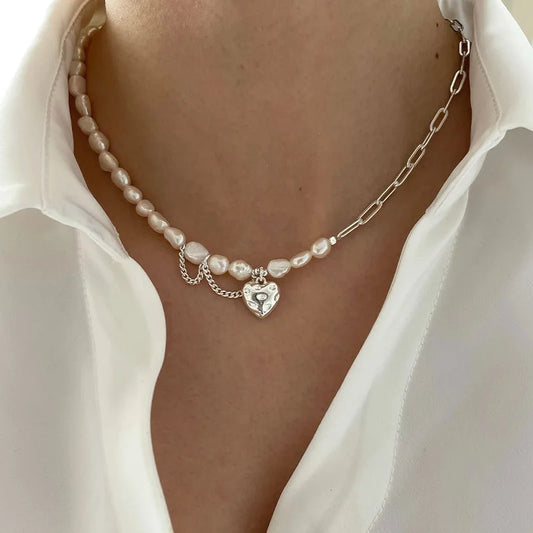 925 Silver Sweet Pearl Necklace