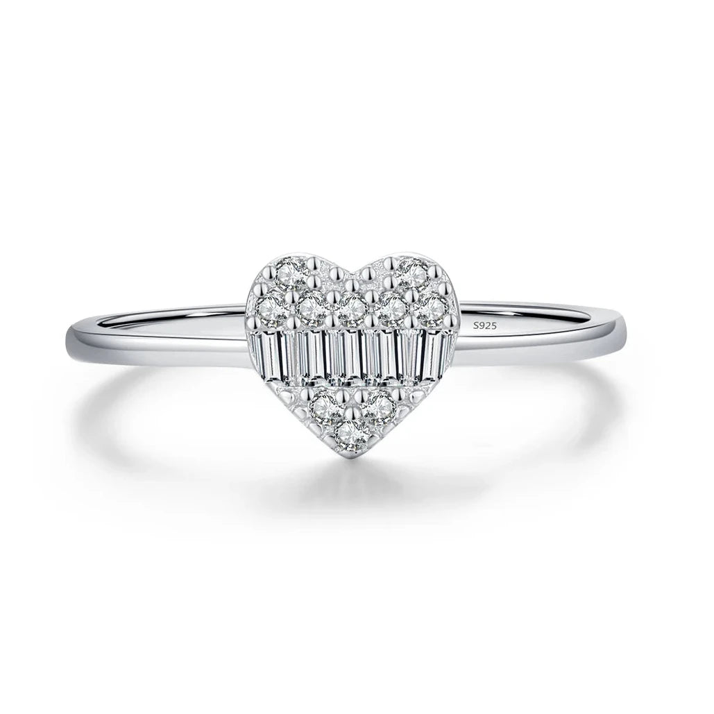 Sterling Silver Classic Heart Ring