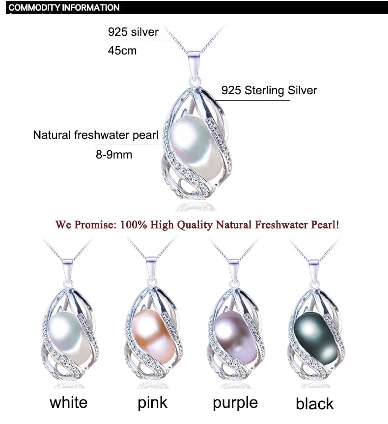 FreshwaterPearl Necklace Pearl 925 Sterling Silver