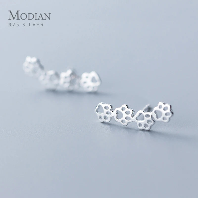 Paw Stud Earrings