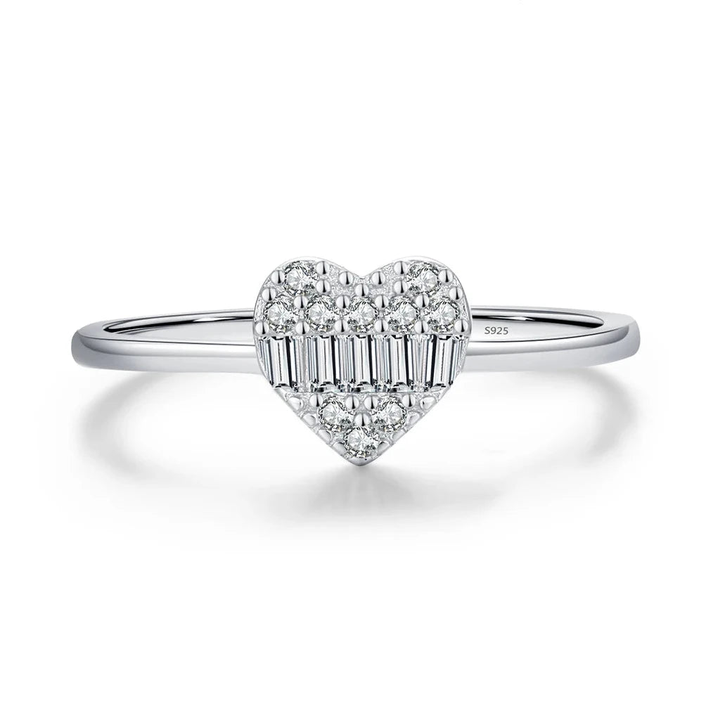 Sterling Silver Classic Heart Ring