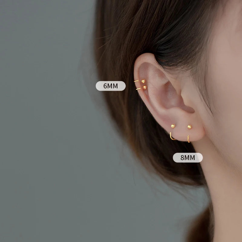 925 Sterling Silver Fashion Minimalist Ear Bone Jewelry